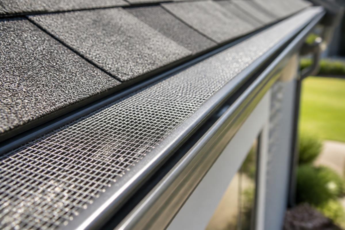 Open Gutters → Leaf Protection